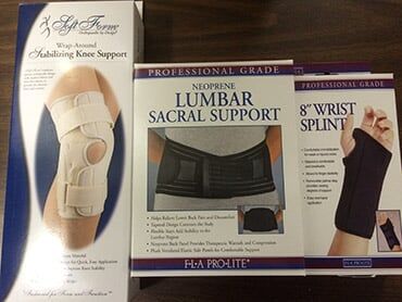 Compression stocking and braces located in Tinley Park, IL - Vandenberg Med-Tech Equipment, Inc