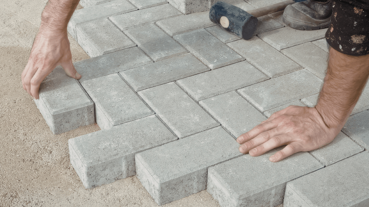 paver walkway installation