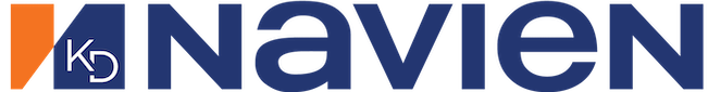Navien logo with orange and blue colors.