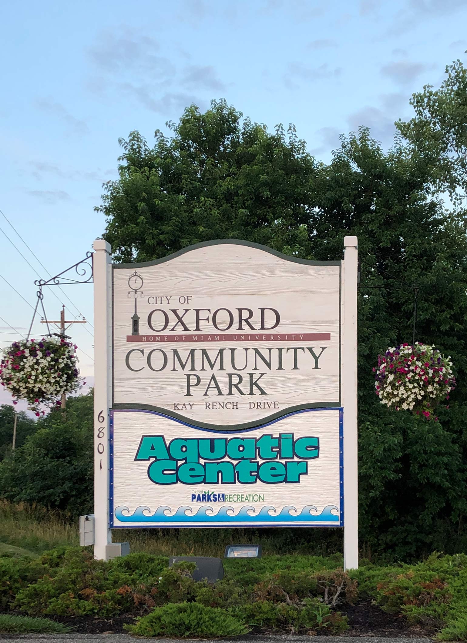Community Park Signage — Oxford, OH — Stateline Auto Body