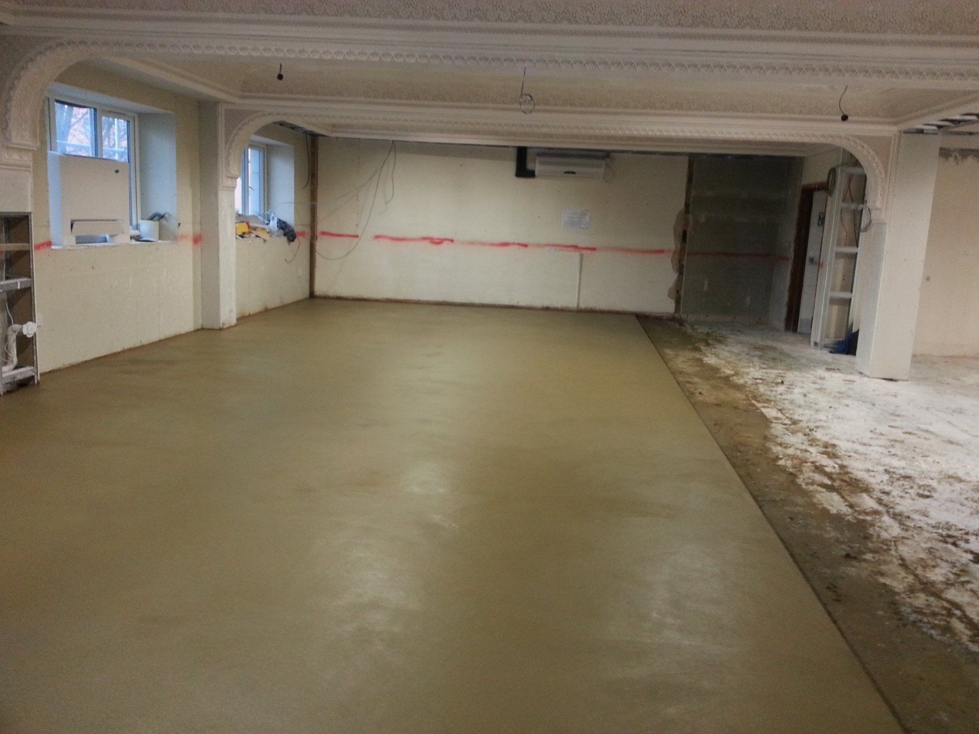 Polymer screed