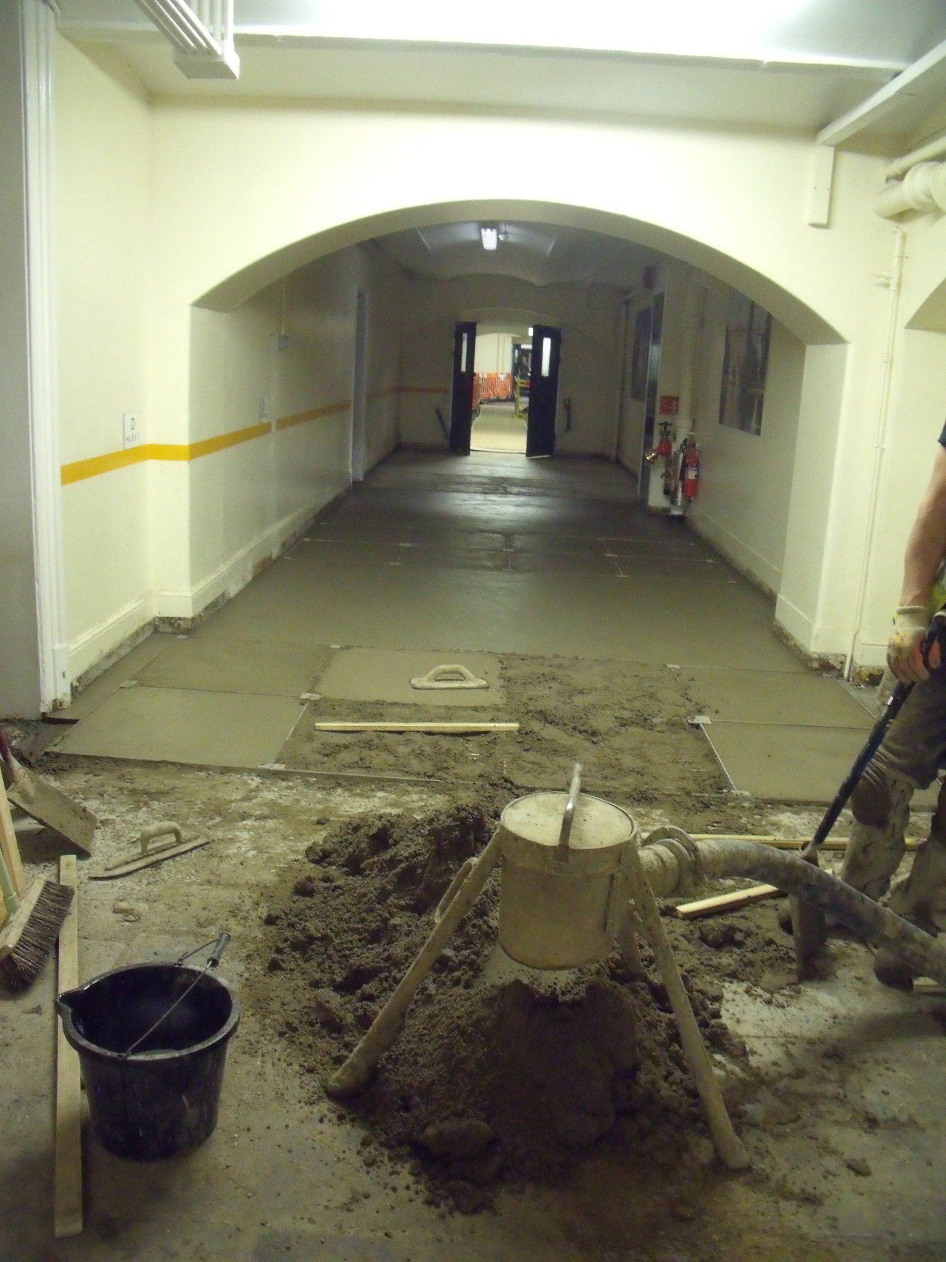 Buckingham Palace screeding