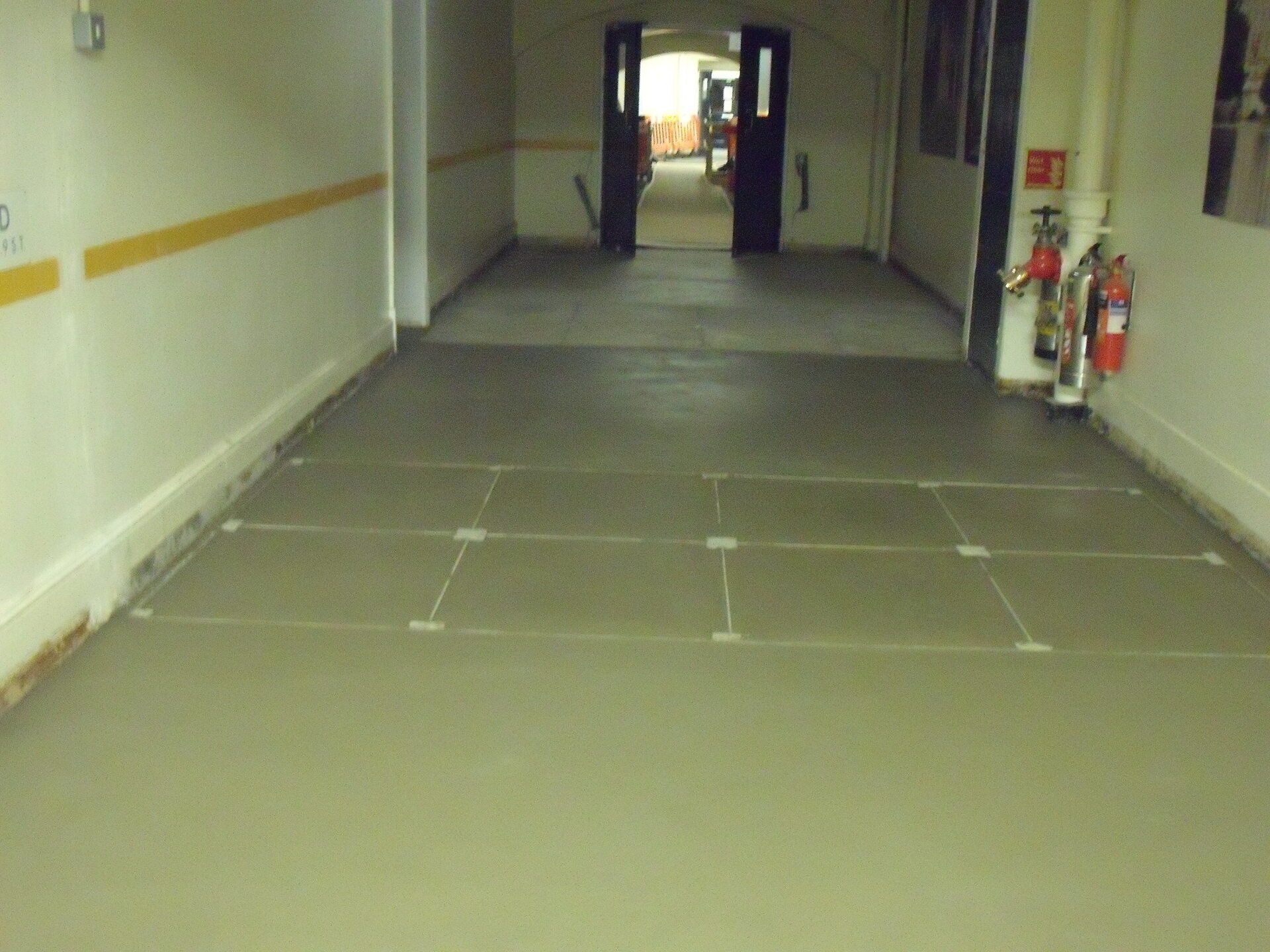 Buckingham Palace screeding