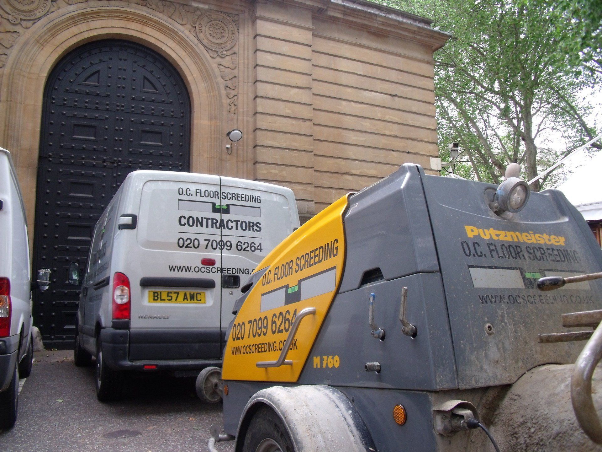 Buckingham Palace screeding