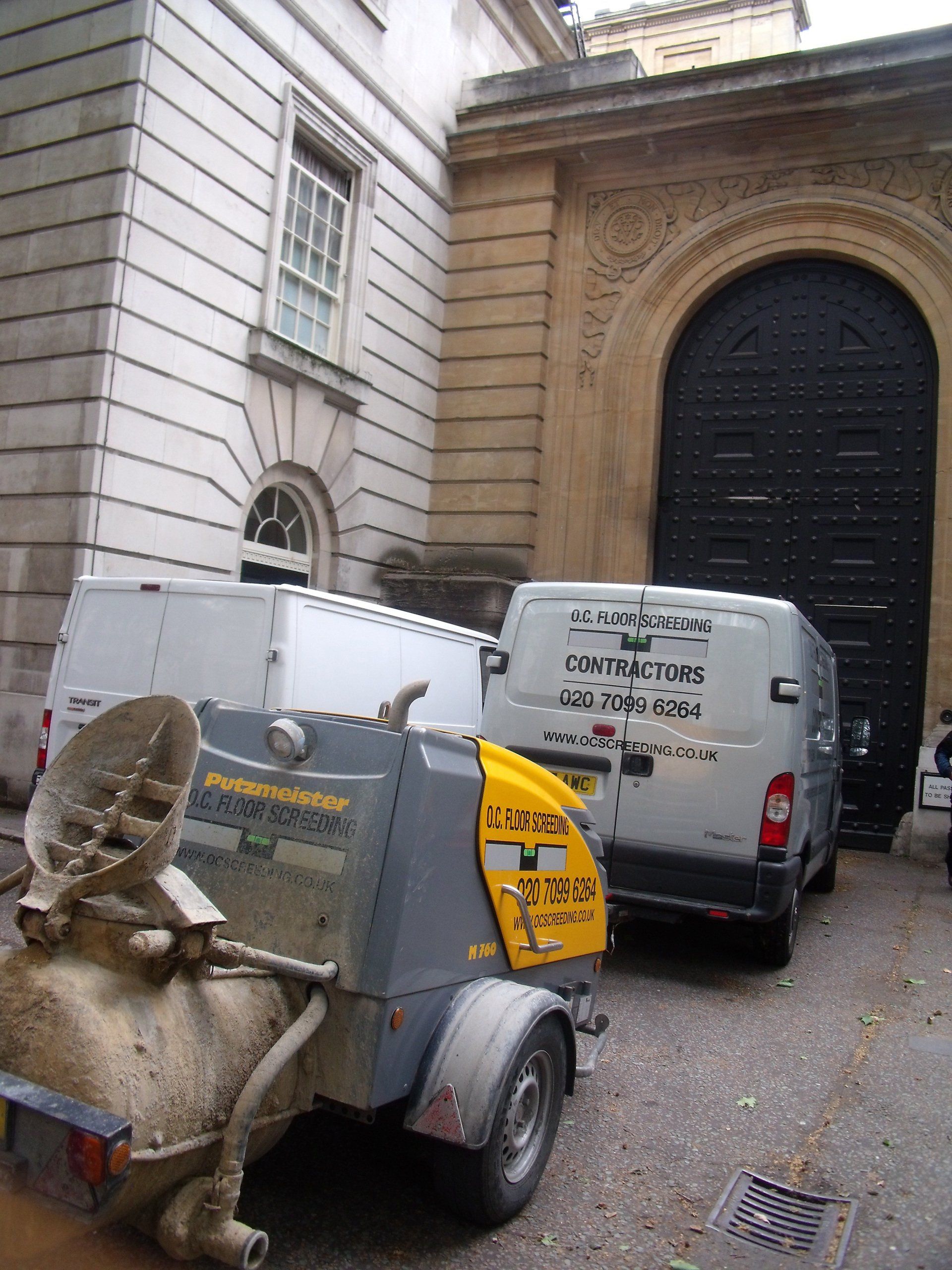 Buckingham Palace screeding