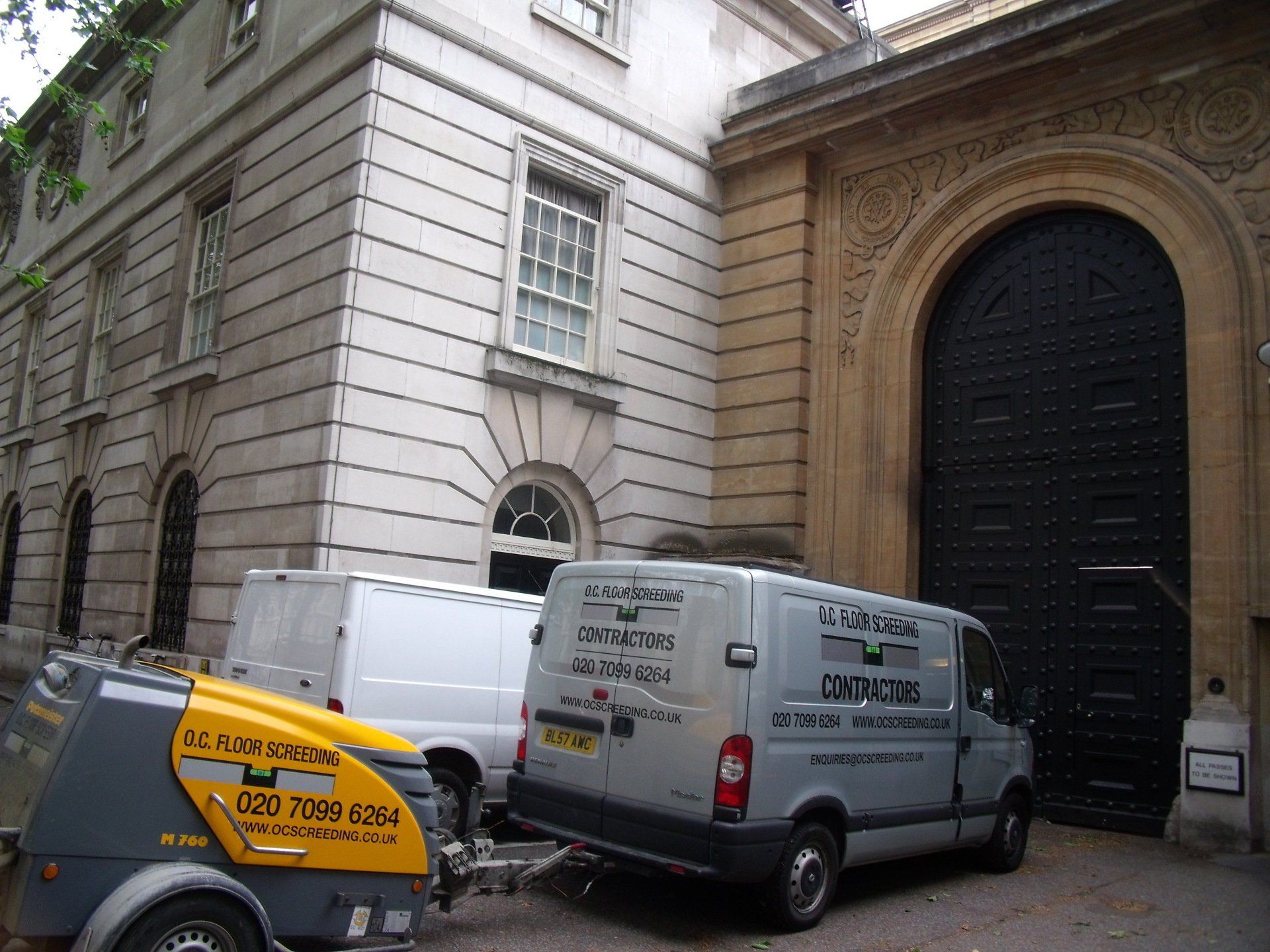 Buckingham Palace screeding