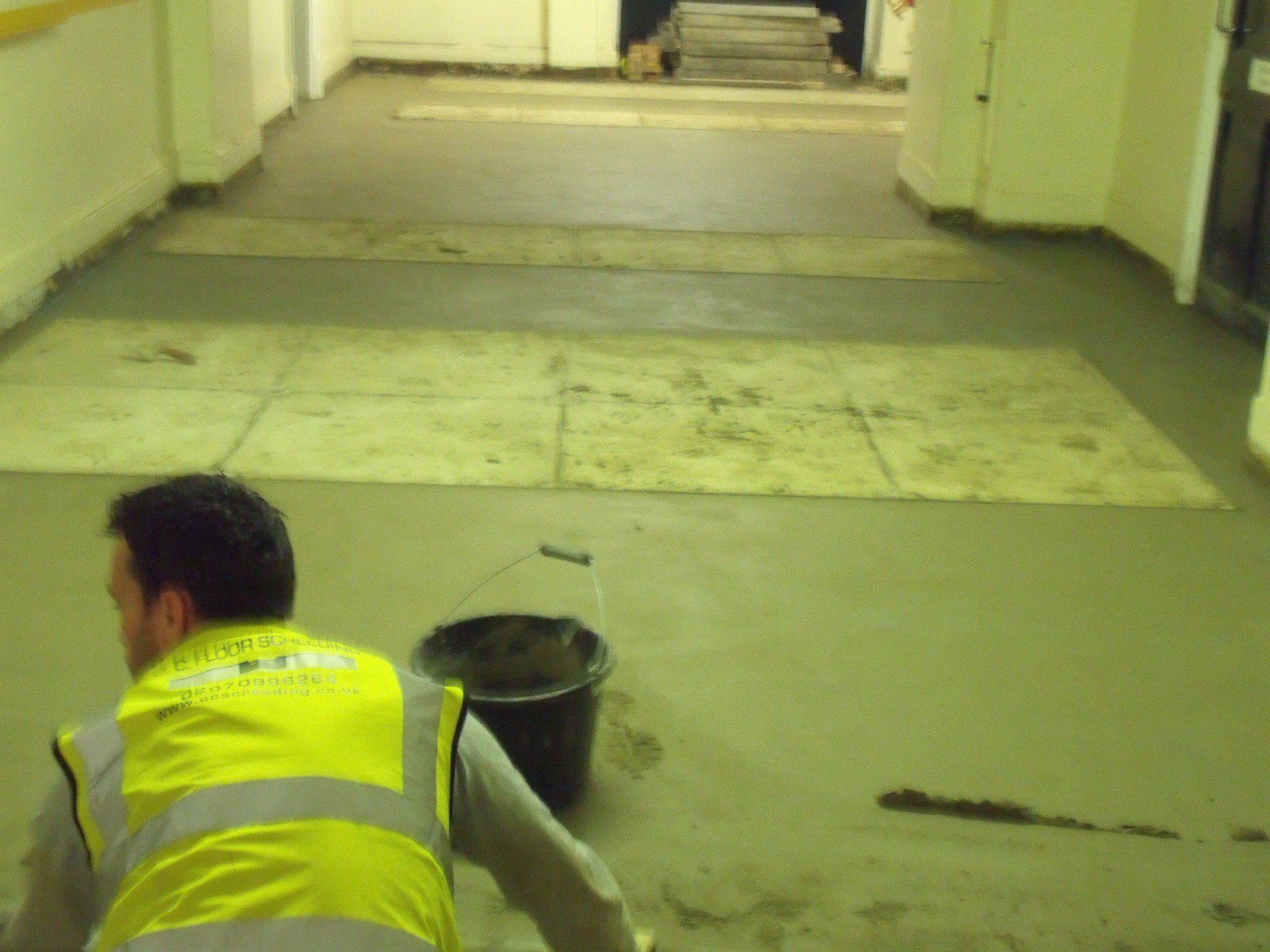 Buckingham Palace screeding