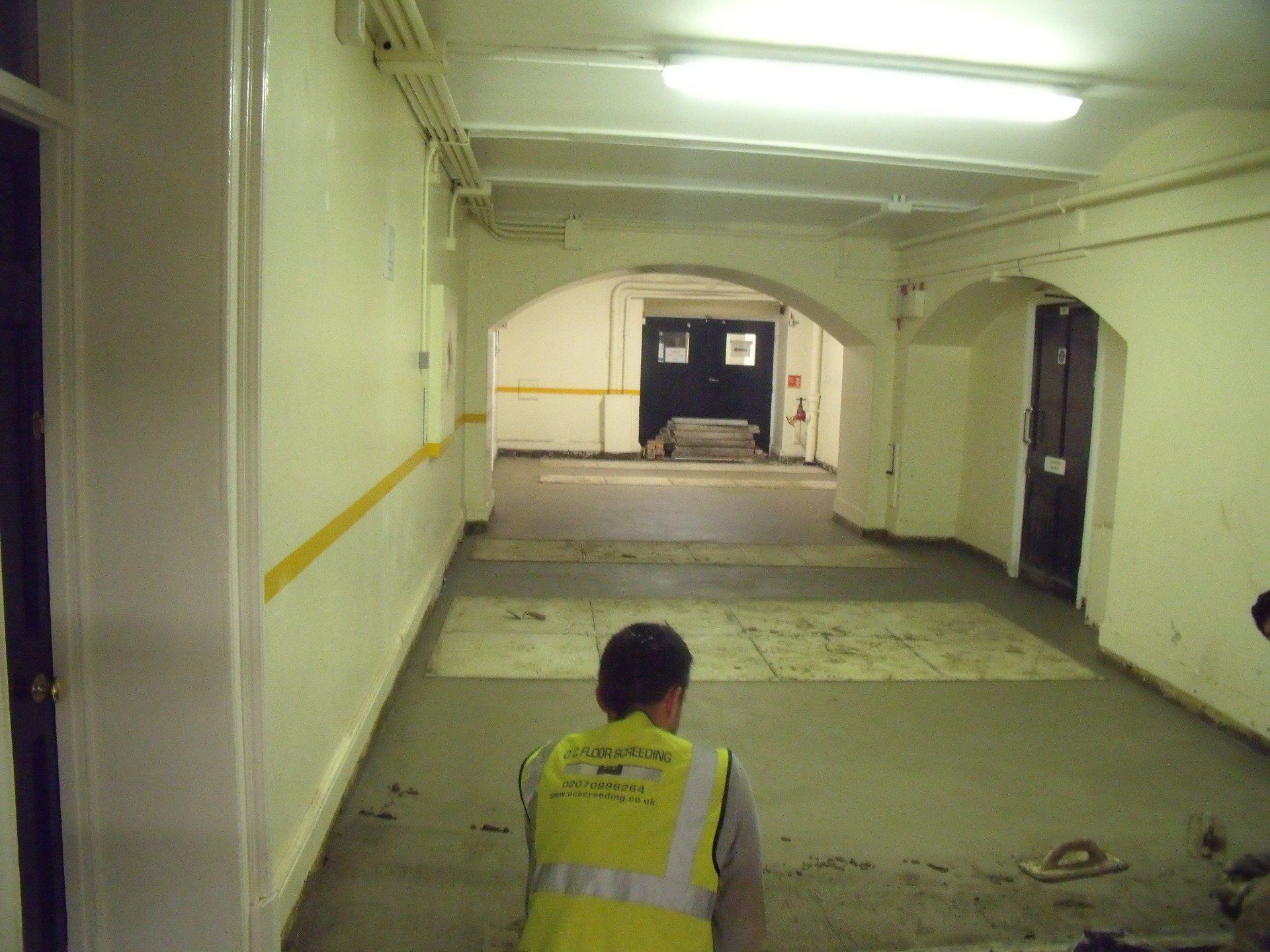 Buckingham Palace screeding