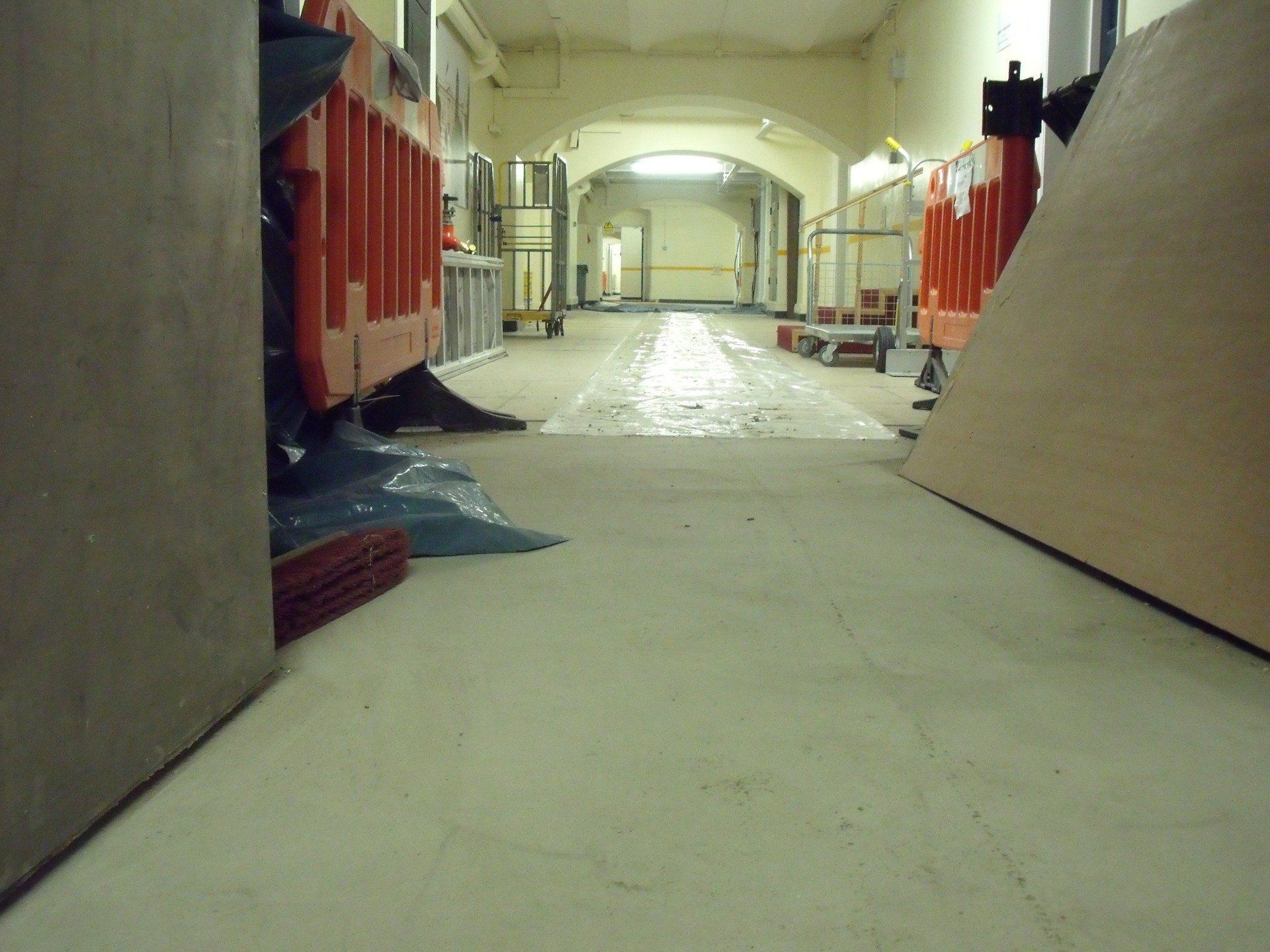 Buckingham Palace screeding