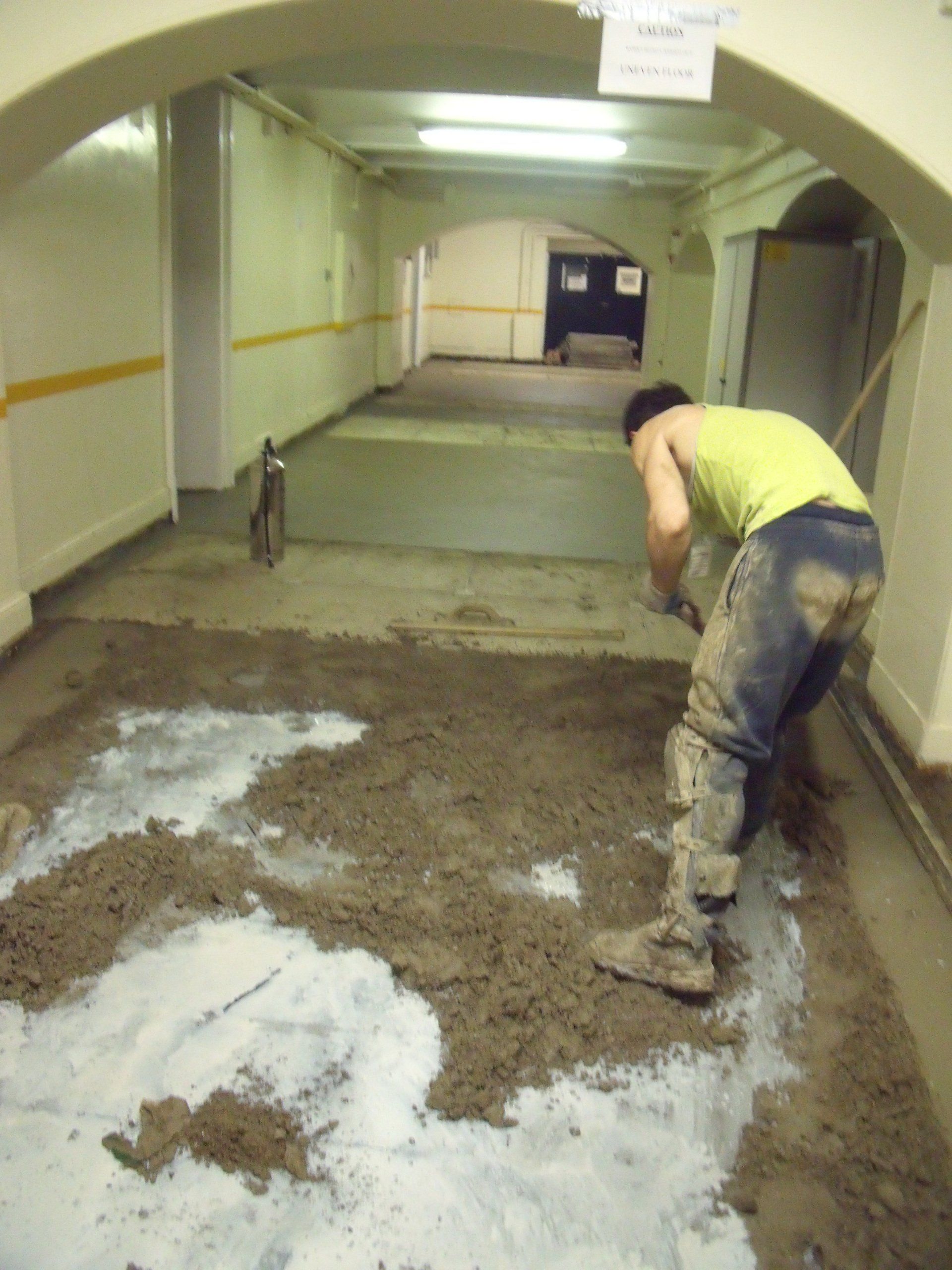 Buckingham Palace screeding