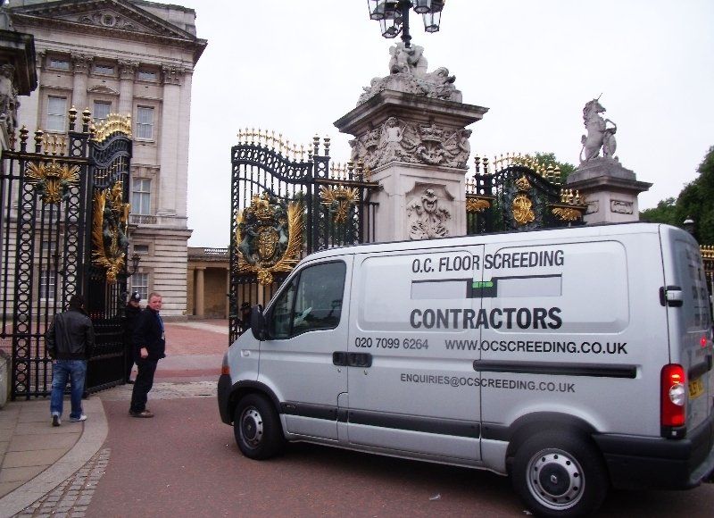 Buckingham Palace screeding