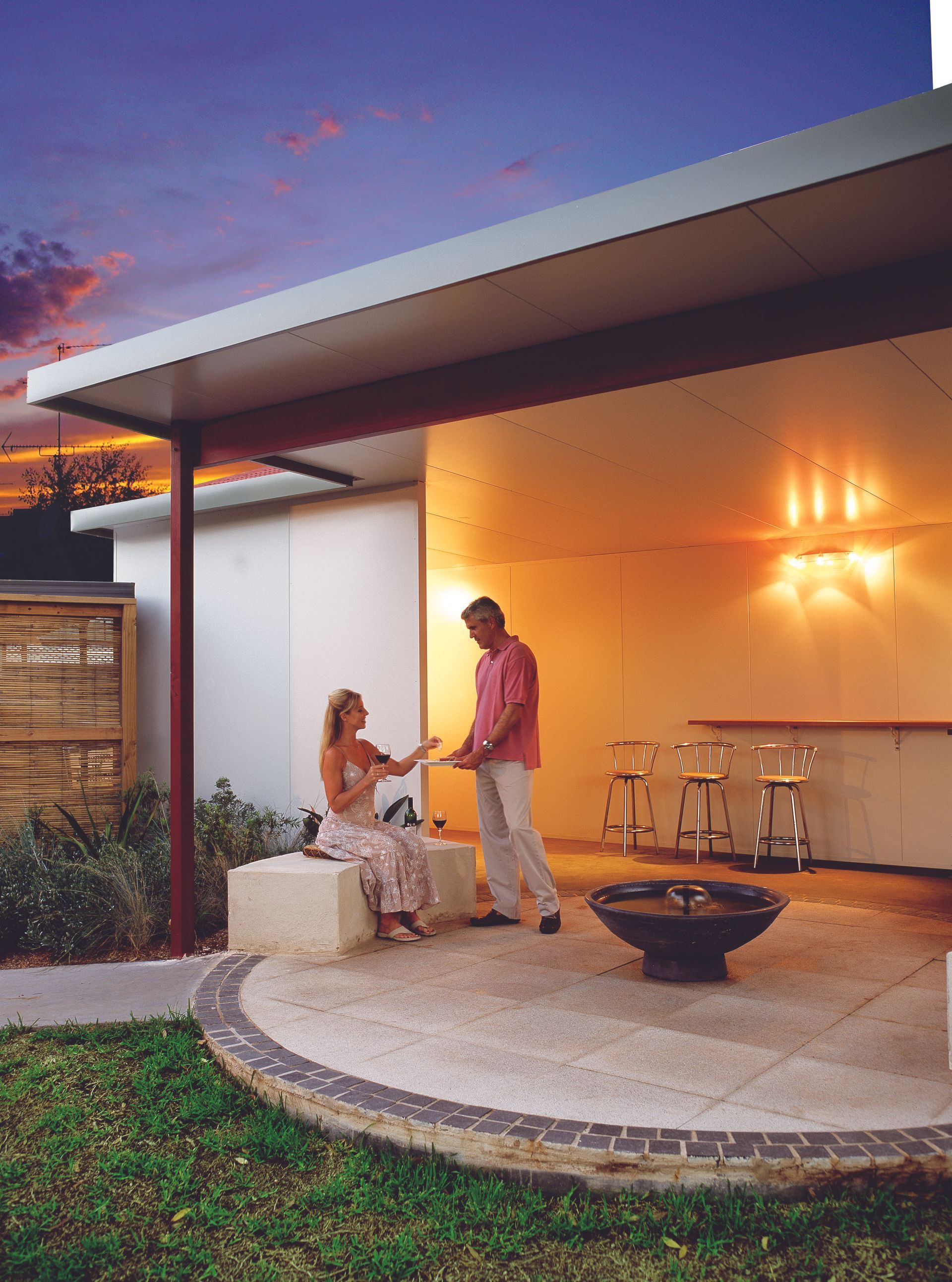 White House With Covered Patios — Guttering In Svensson Heights, QLD