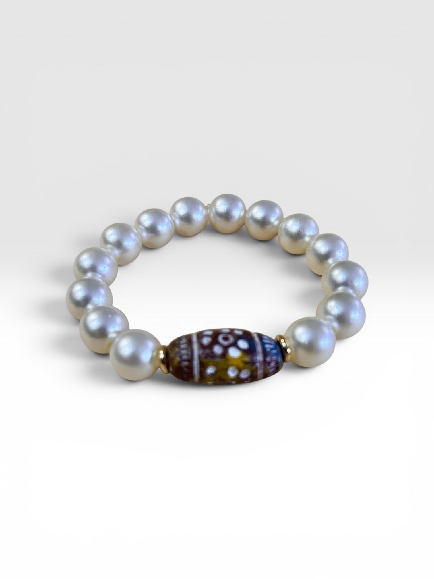 Faux Pearl Beaded Bracelet