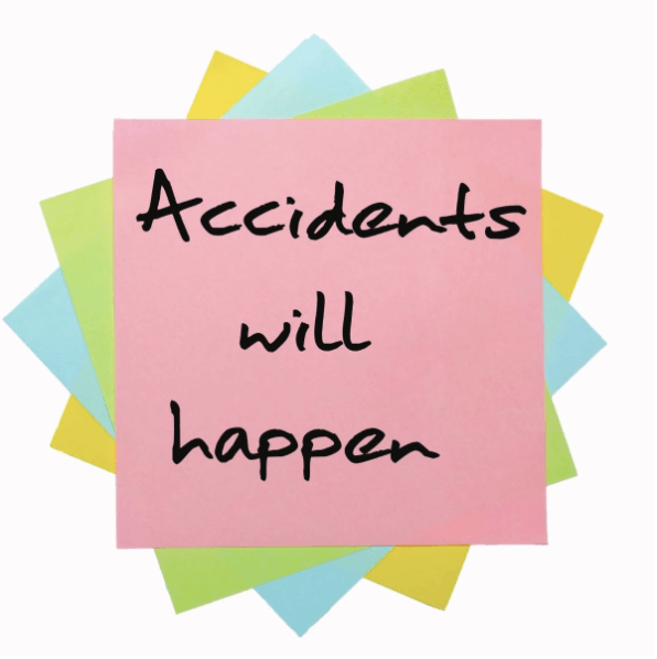 accidents will happen post-it