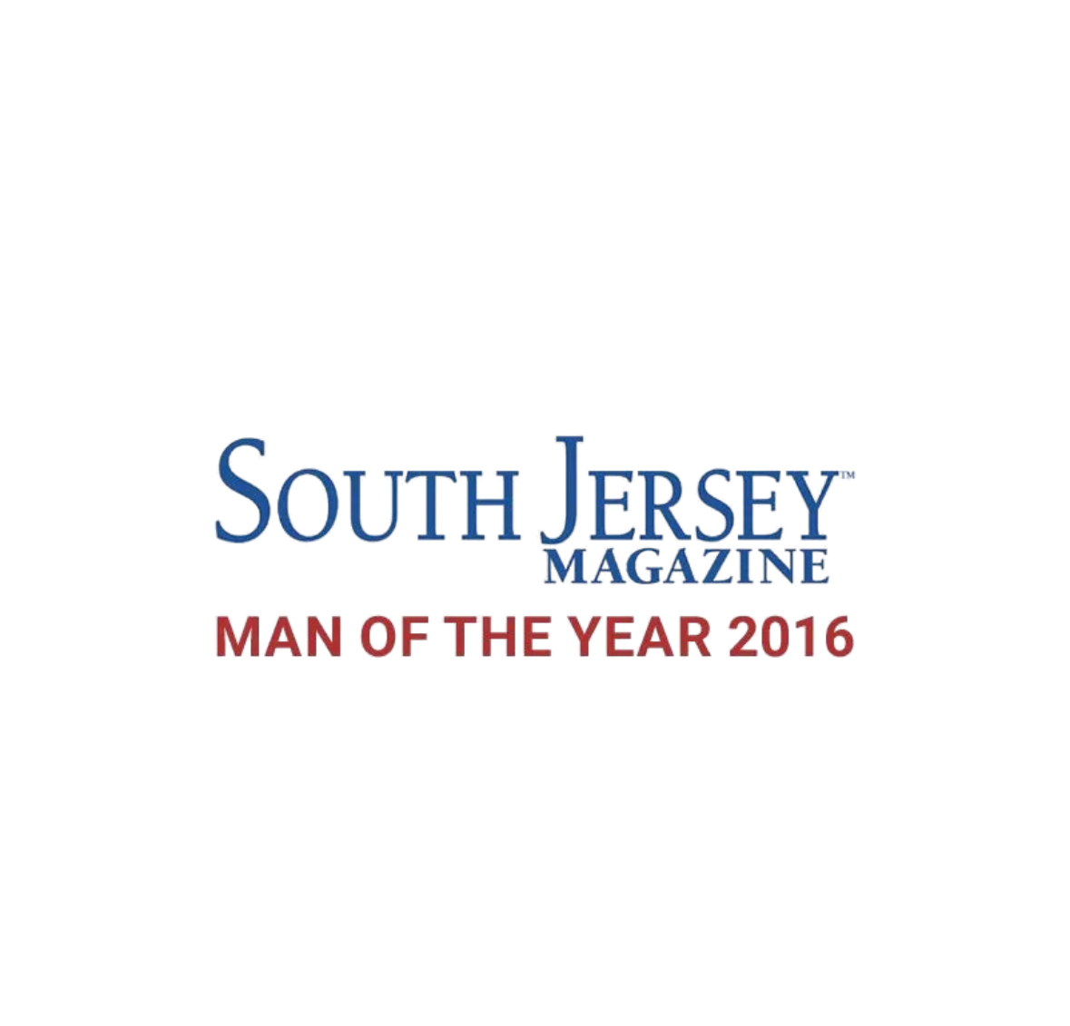 a logo for south jersey magazine man of the year 2016