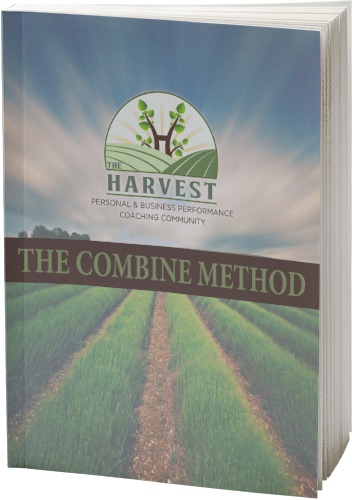 A book titled the combine method with a picture of a field on the cover.