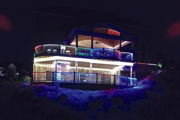 Deck with Lights