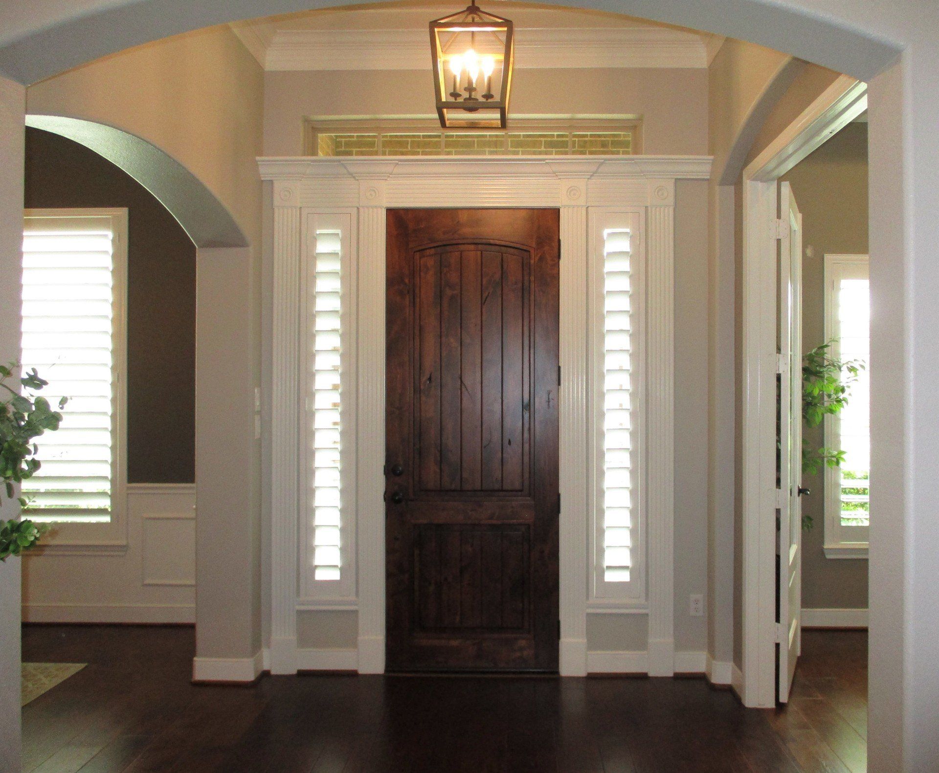 Clearview Shutter on Door Sides