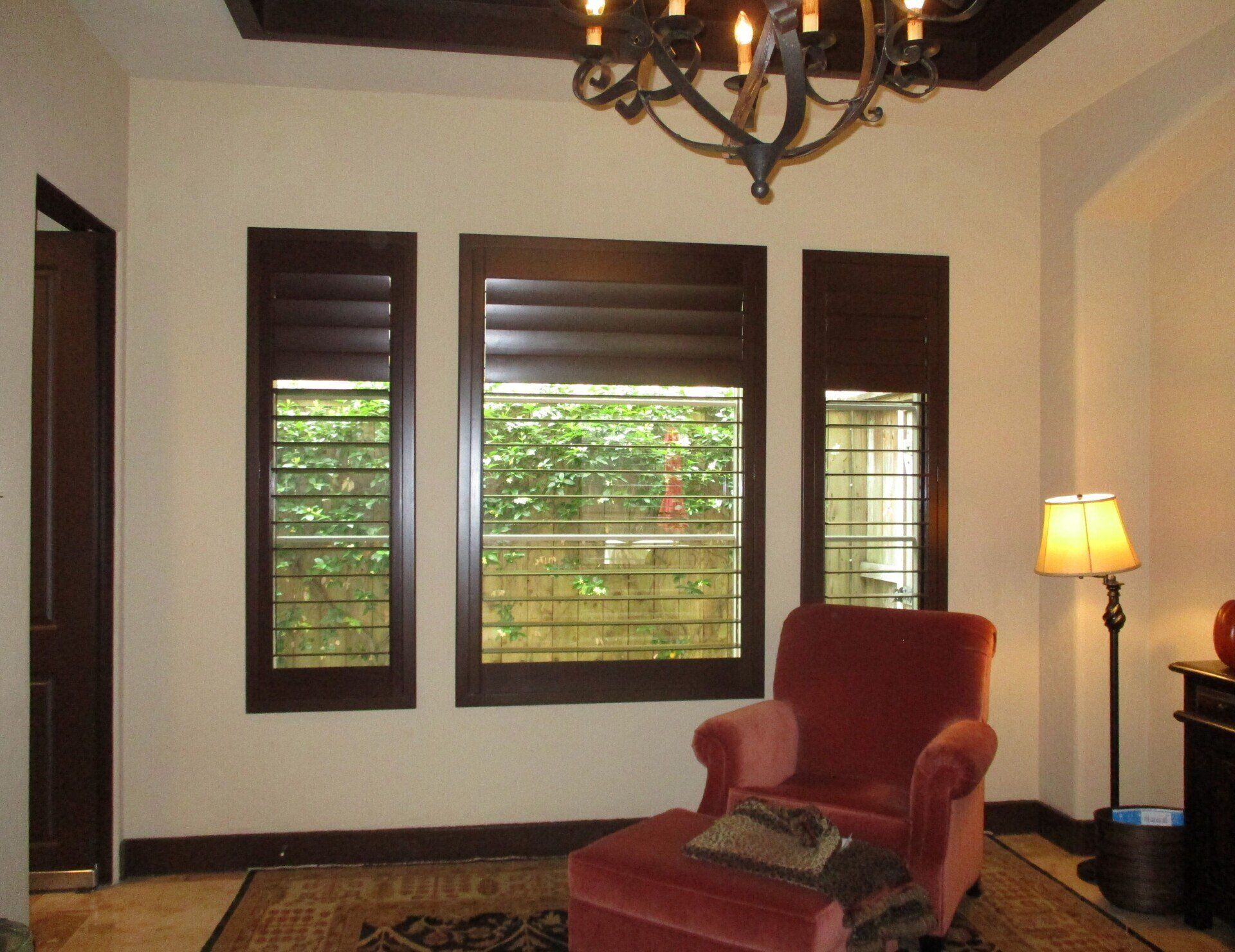 Stained Clearview Shutter