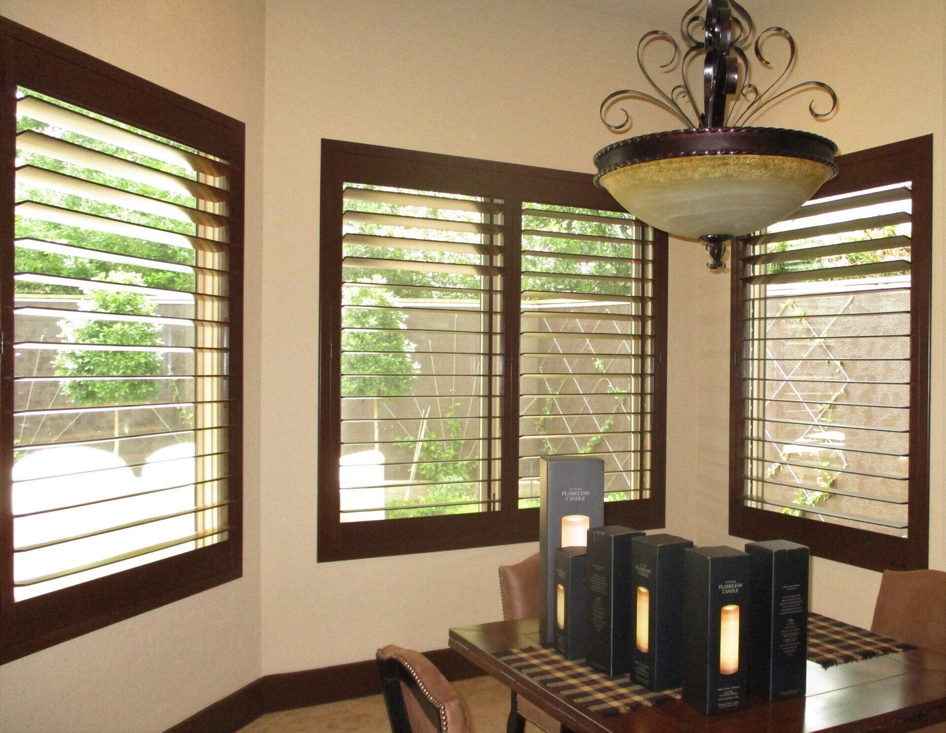 Stained Clearview Shutter