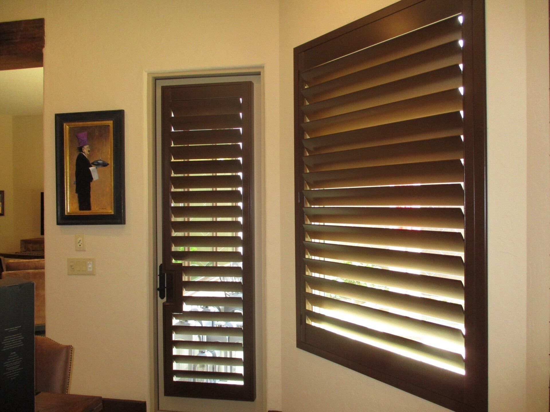 Stained Clearview Shutter