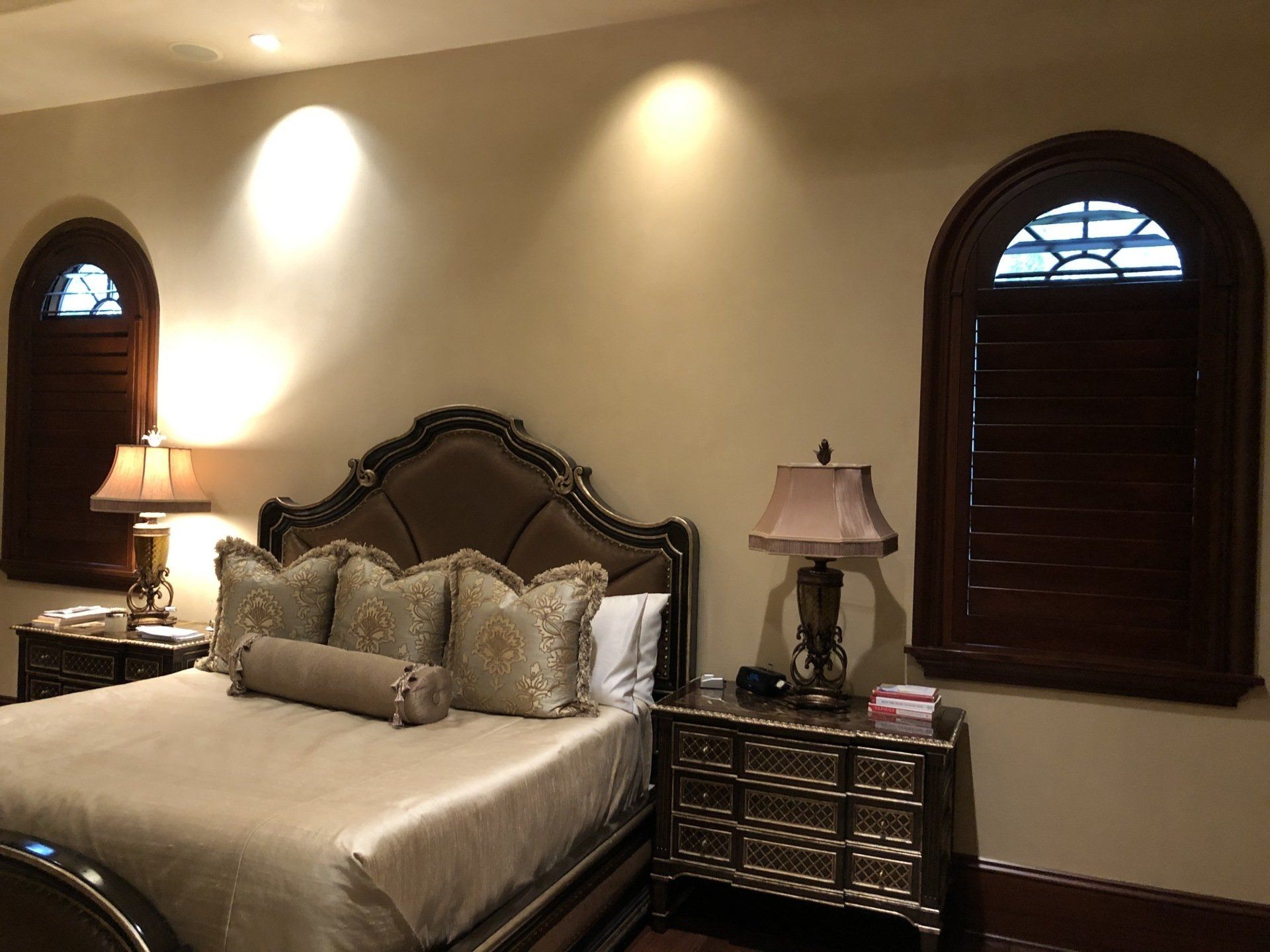 Arch Stained Shutter