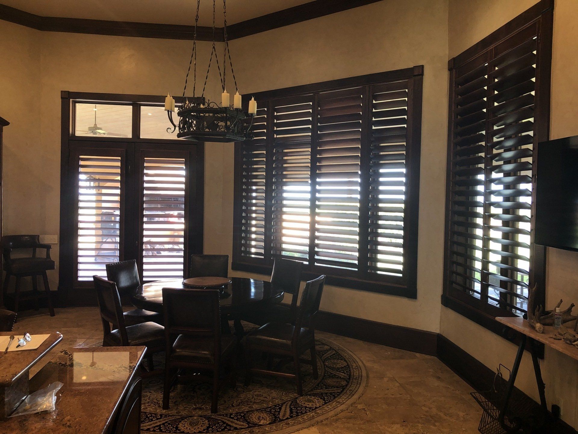 Rectangular Stained Shutter