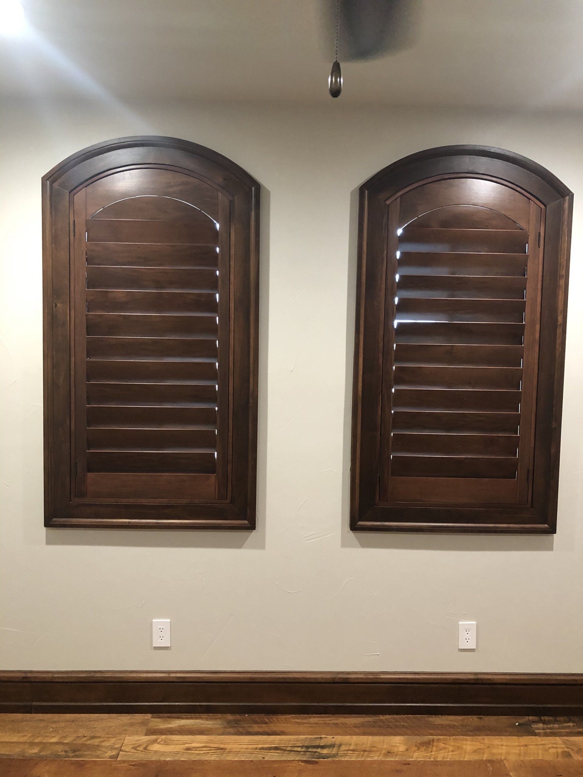 Arch Stained Shutter