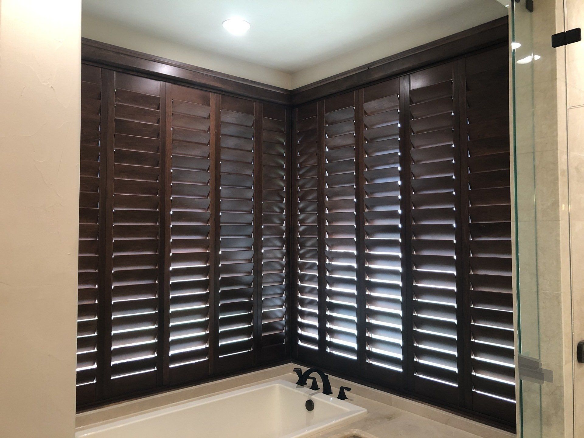 Rectangular Stained Shutter