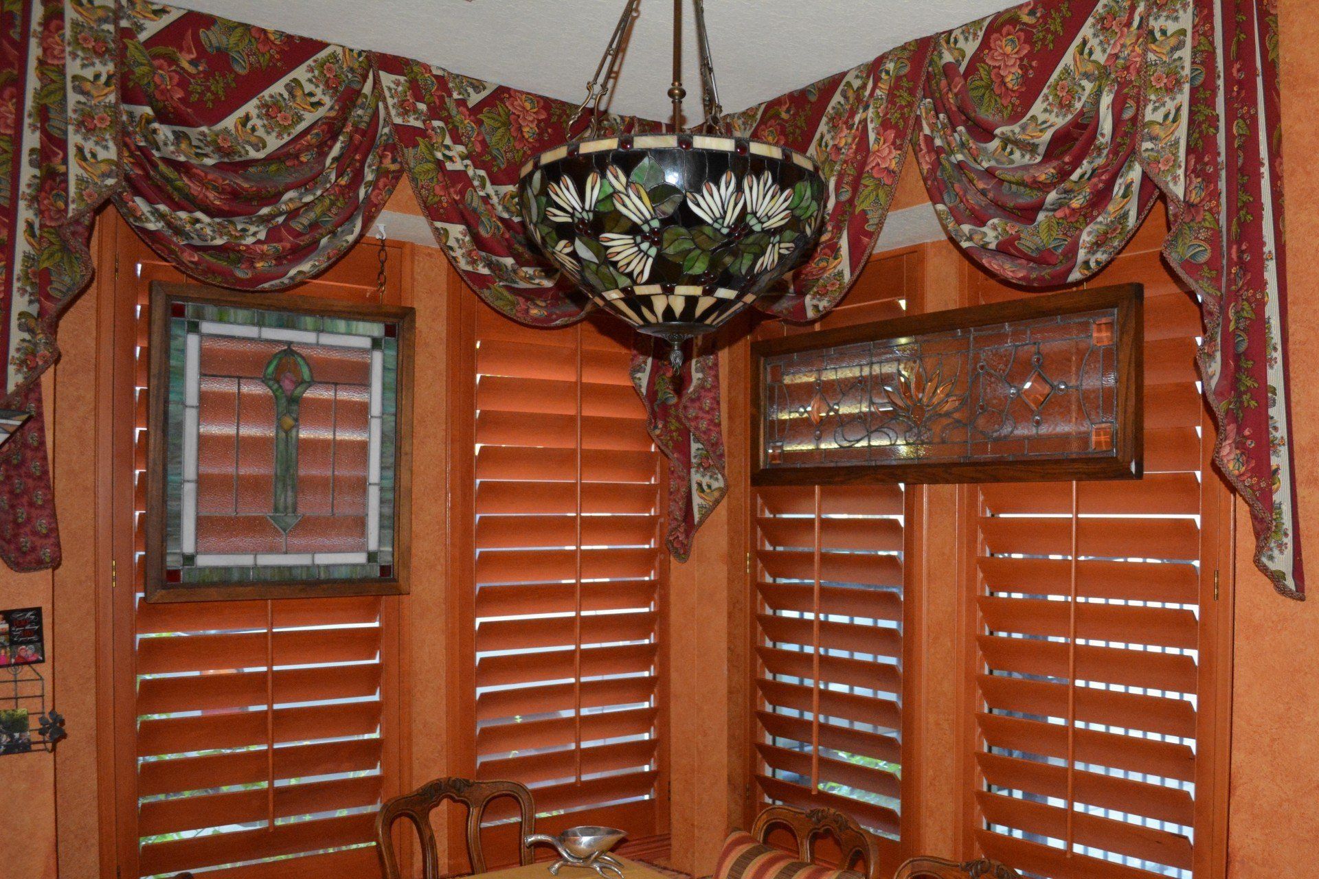 Rectangular Stained Shutter