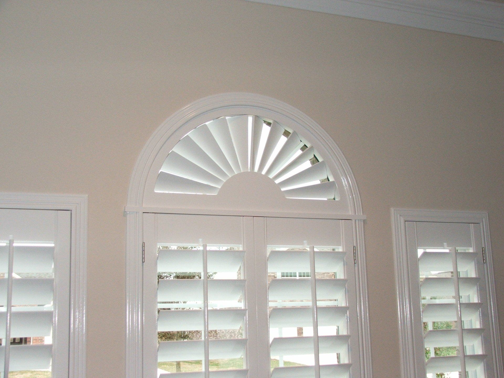 Sunburst Arch Shutter