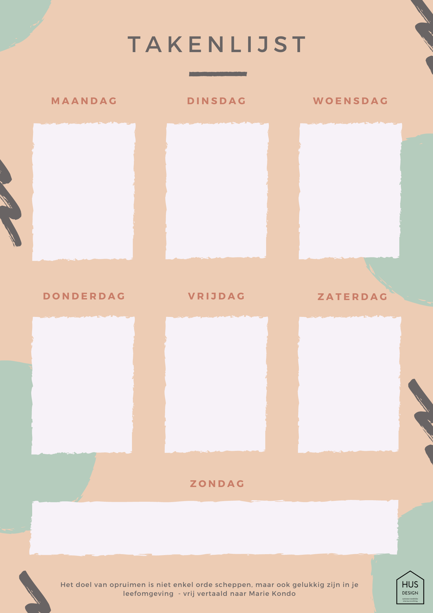 mooie en handige taken planner