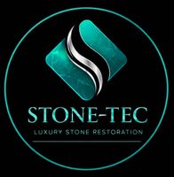 A logo for stone-tec marble granite quartz terrazzo