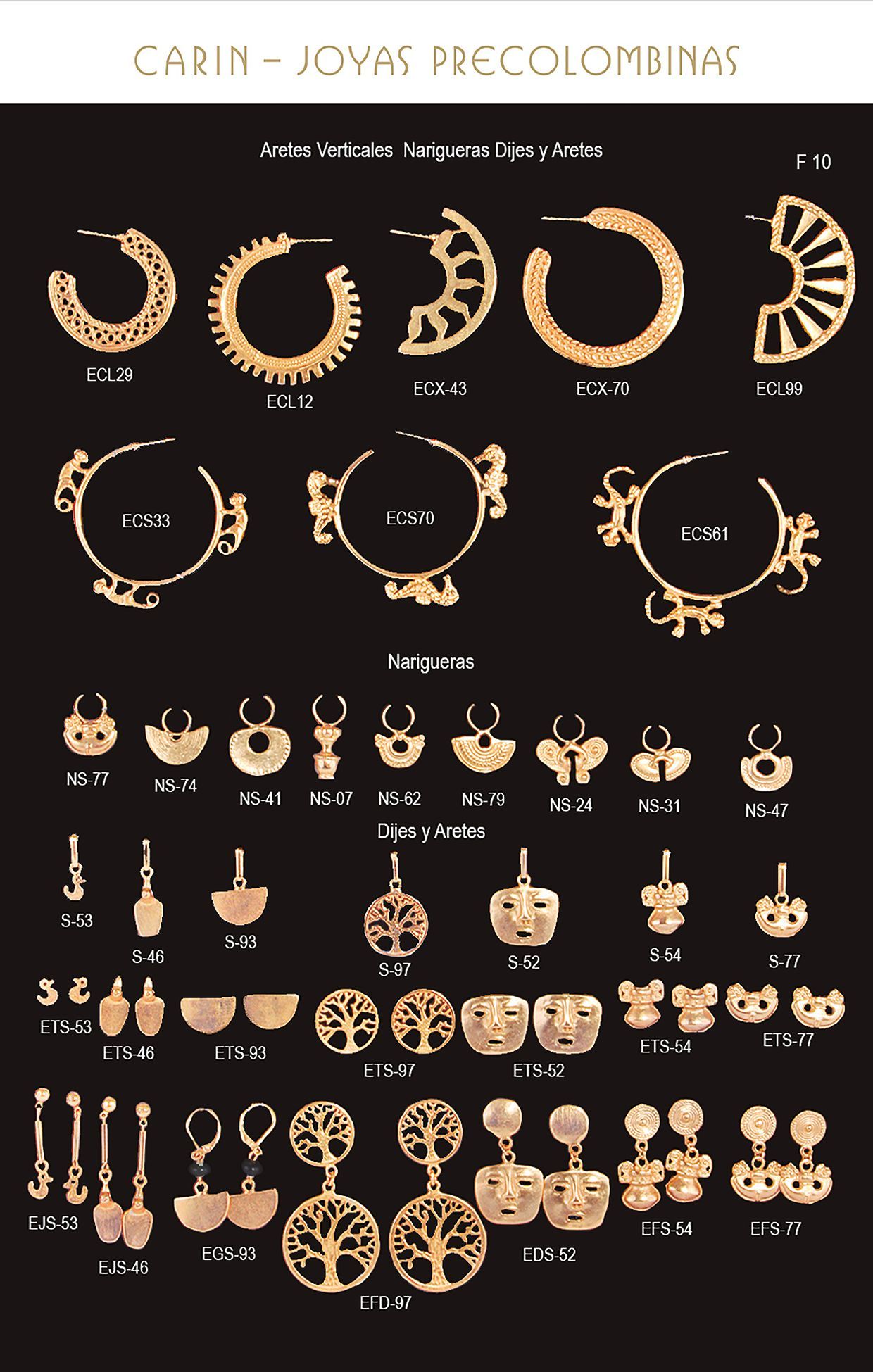 Aretes artesanales con figuras indígenas tradicionales