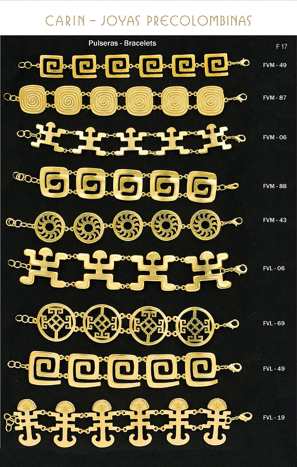 Pulsera hecha a mano con diseño ancestral colombiano