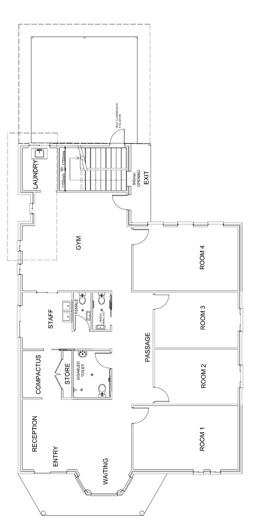 House Floor Plan With Labelled Rooms — Mid North Coast Drafting & Construction in Taree, NSW