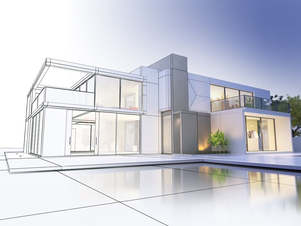 Modern House Architectural Rendering — Mid North Coast Drafting & Construction in Forster, NSW