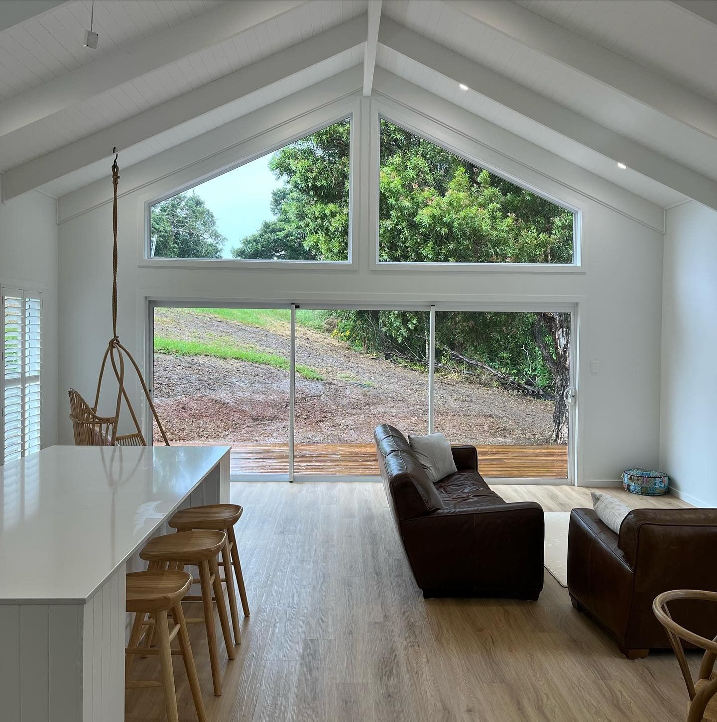 Bright High Ceiling Living Room