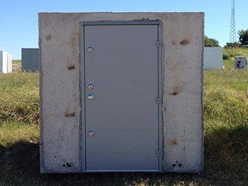 4x8 Non Decorative Concrete Safe Room