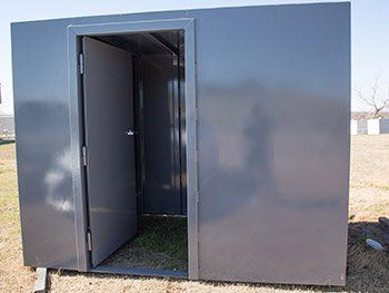 Large Steel Safe Room Gray