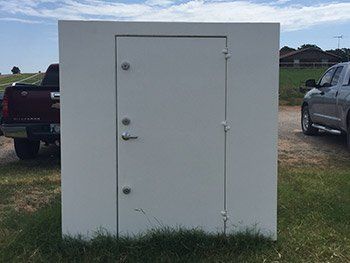 Steel Safe Room White