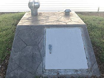 Decorative Concrete Safe Room Gray