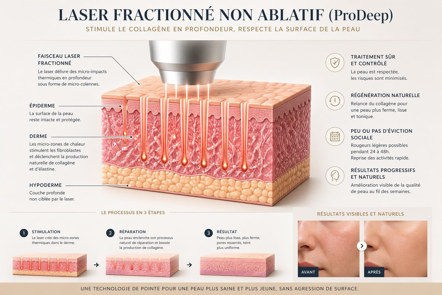 laser prodeep : laser fractionné non ablatif