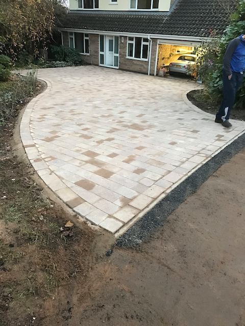 New driveway Lyddington, Rutland