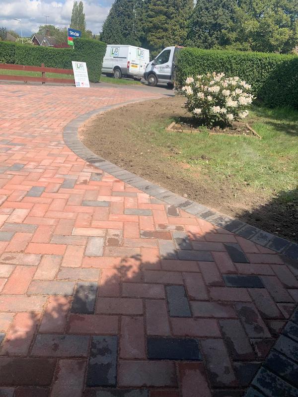 New driveway, Whitwick Coalville, Leicestershire