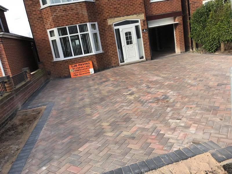 New block paving driveway Ruddington, Nottingham
