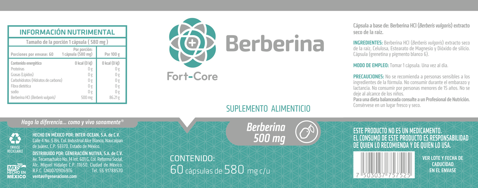 Berberina Fort Core