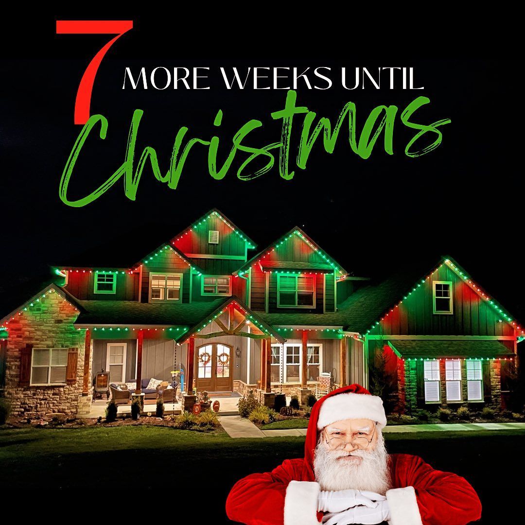 A poster for 7 more weeks until christmas