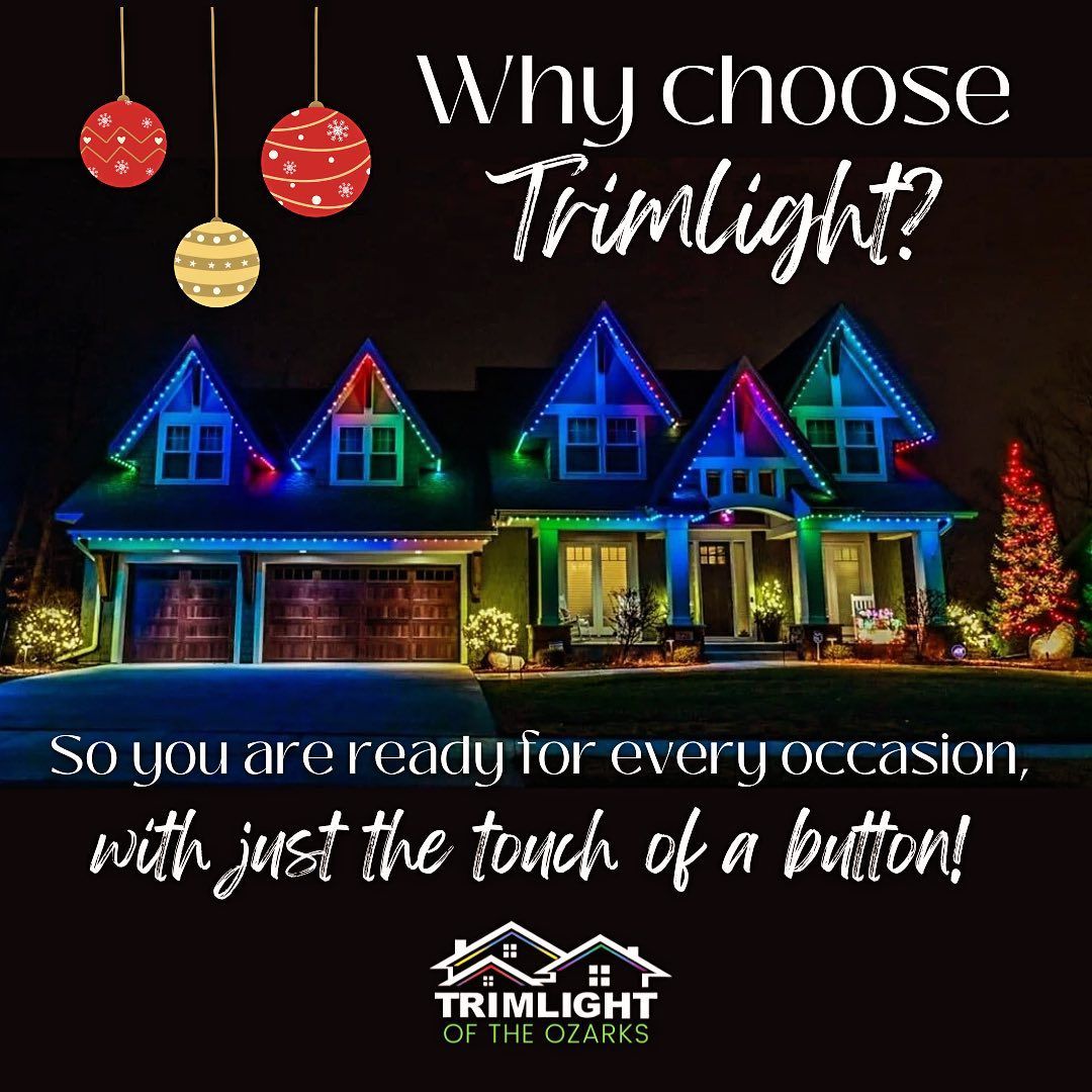 Why choose trimlight ? so you are ready for every occasion with just the touch of a button !