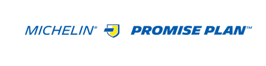 Michelin Promise Plan logo in blue: 